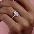 The Naomi Set With A 2.5 Carat Radiant Lab Diamond Hot on Sale