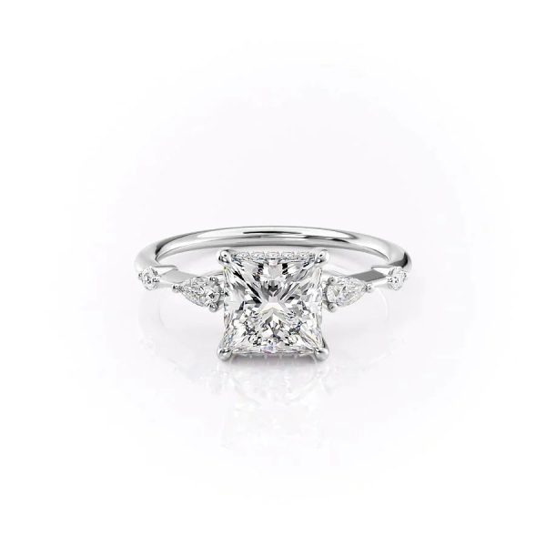 The Naomi Set With A 2 Carat Princess Lab Diamond For Discount