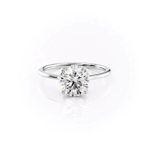 The Maia Set With A 2 Carat Round Lab Diamond Online Sale