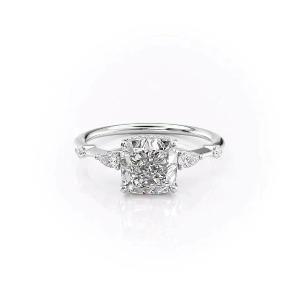 The Naomi Set With A 1 Carat Cushion Lab Diamond Discount