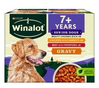 Winalot Perfect Portions Senior Mixed Variety Chunks In Gravy (Chicken & Carrot  Beet & Potatoes 12X100G Online now