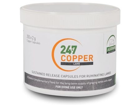 Agrimin 24-7 Copper Capsules Lamb 250 Pack For Discount