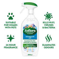 Zoflora Pet Disinfectant Spray Mountain Air 800ml Fashion