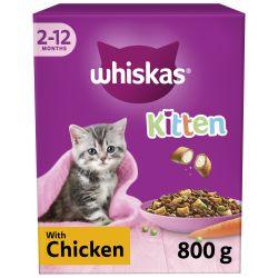 Whiskas Kitten Chicken Dry Cat Food 800G Sale