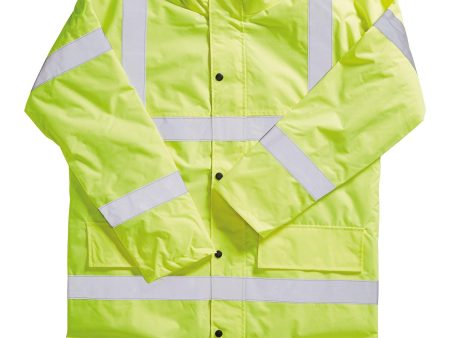 Blackrock Hi-Viz Coat Adult Small Yellow Online now