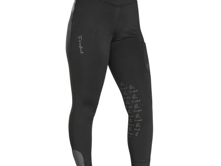 Firefoot Bankfield Basic Breeches Ladies Black Grey 30  Discount