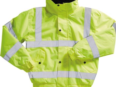 Blackrock Hi-Viz Bomber Jacket Adult Large Yellow on Sale