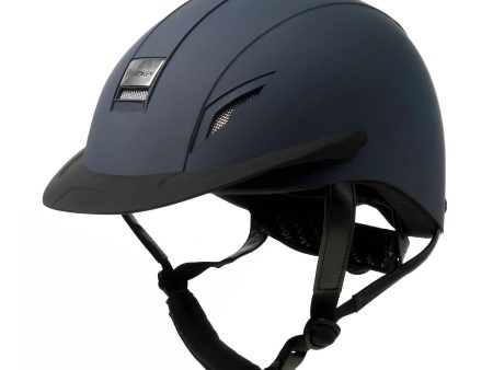 Whitaker Vx2 Riding Helmet Navy Large (58-62Cm) For Discount