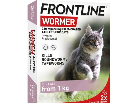 Frontline Wormer Tablets For Cats 2 Pack For Sale