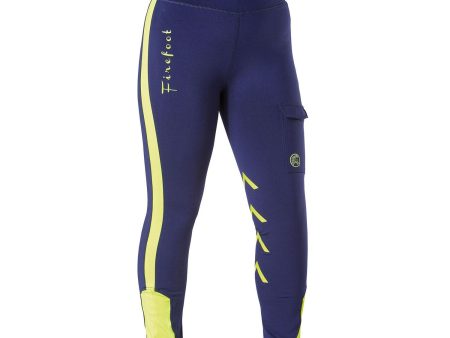 Firefoot Ripon Reflective Breeches Kids Navy Yellow 20  Discount