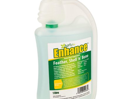 Agrivite Enhance Feather Shell N Bone Supplement 1ltr Discount