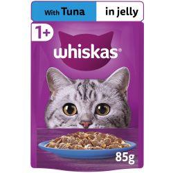 Whiskas 1+ Adult Wet Cat Food Pouches In Jelly With Tuna 28x85G Online Hot Sale