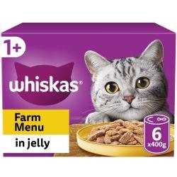 Whiskas Farm Menu Adult Wet Cat Food In Jelly Tin 6Pk 400G For Discount