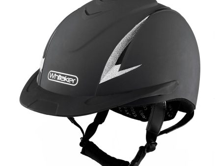 Whitaker Nrg Helmet Black Silver Medium (57 - 60 Cm) Reg Supply