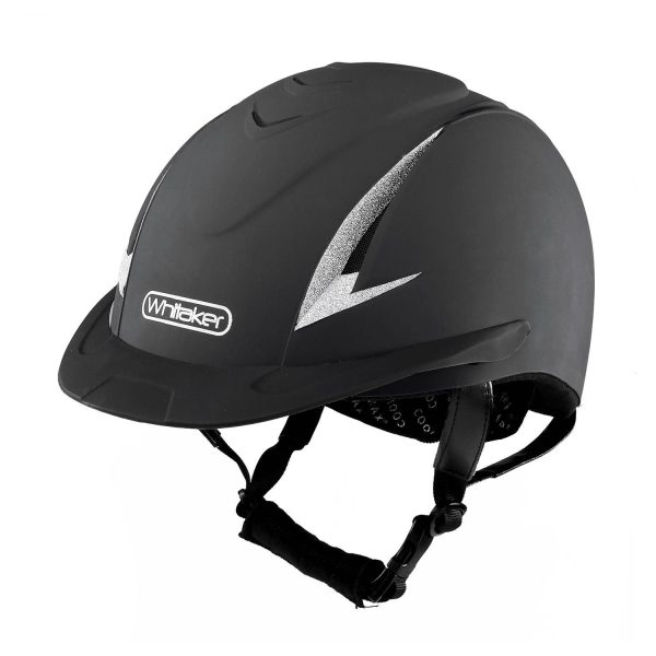 Whitaker Nrg Helmet Black Silver Medium (57 - 60 Cm) Reg Supply