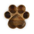 Rosewood Wooden Paw Print Bowl 600ml Sale