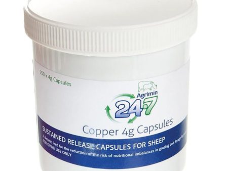 Agrimin 24-7 Copper Capsules Sheep 250 Pack Online Hot Sale