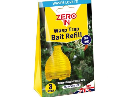 Zero In Honeypot Wasp Trap Bait Refill 3 Pack Fashion